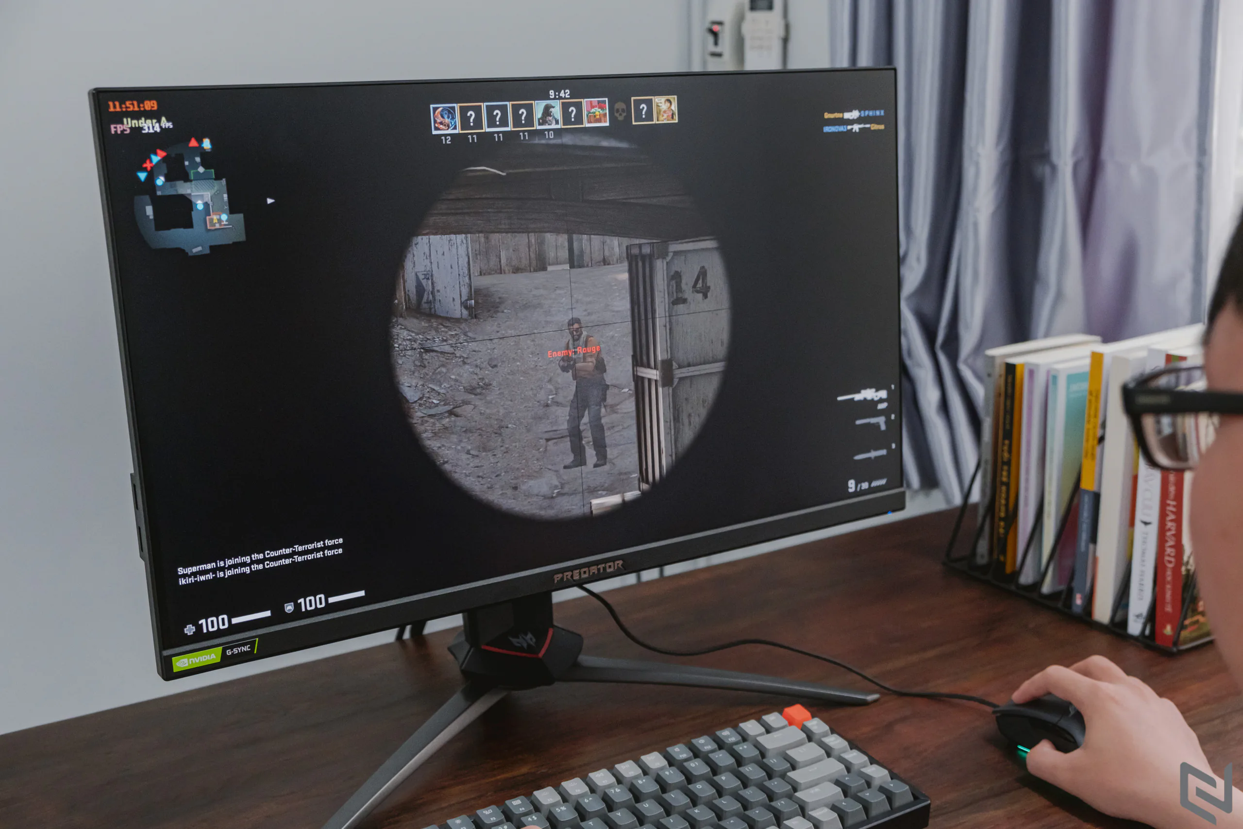 Trên tay màn hình Acer Predator XB253QGX: Màn hình chuyên game với tần số quét 240Hz