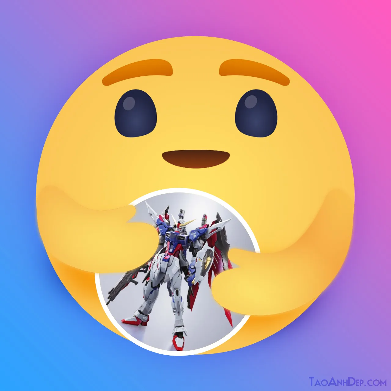 Cách chế ảnh icon Thương Thương ôm đồ vật bạn muốn cực nhanh và đơn giản
