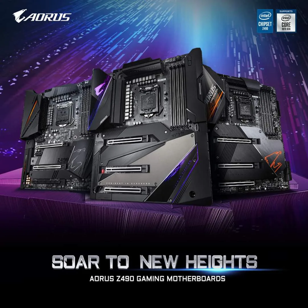 GIGABYTE ra mắt bo mạch chủ Z490 AORUS, pha nguồn digital lên đến 16 pha, 90 ampe mỗi pha cho Intel Core thế hệ thứ 10