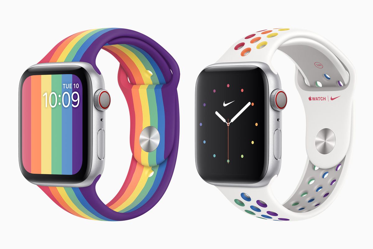 Apple kỷ niệm tuần lễ dành cho người đồng tính với màu dây Apple Watch và mặt đồng hồ mới