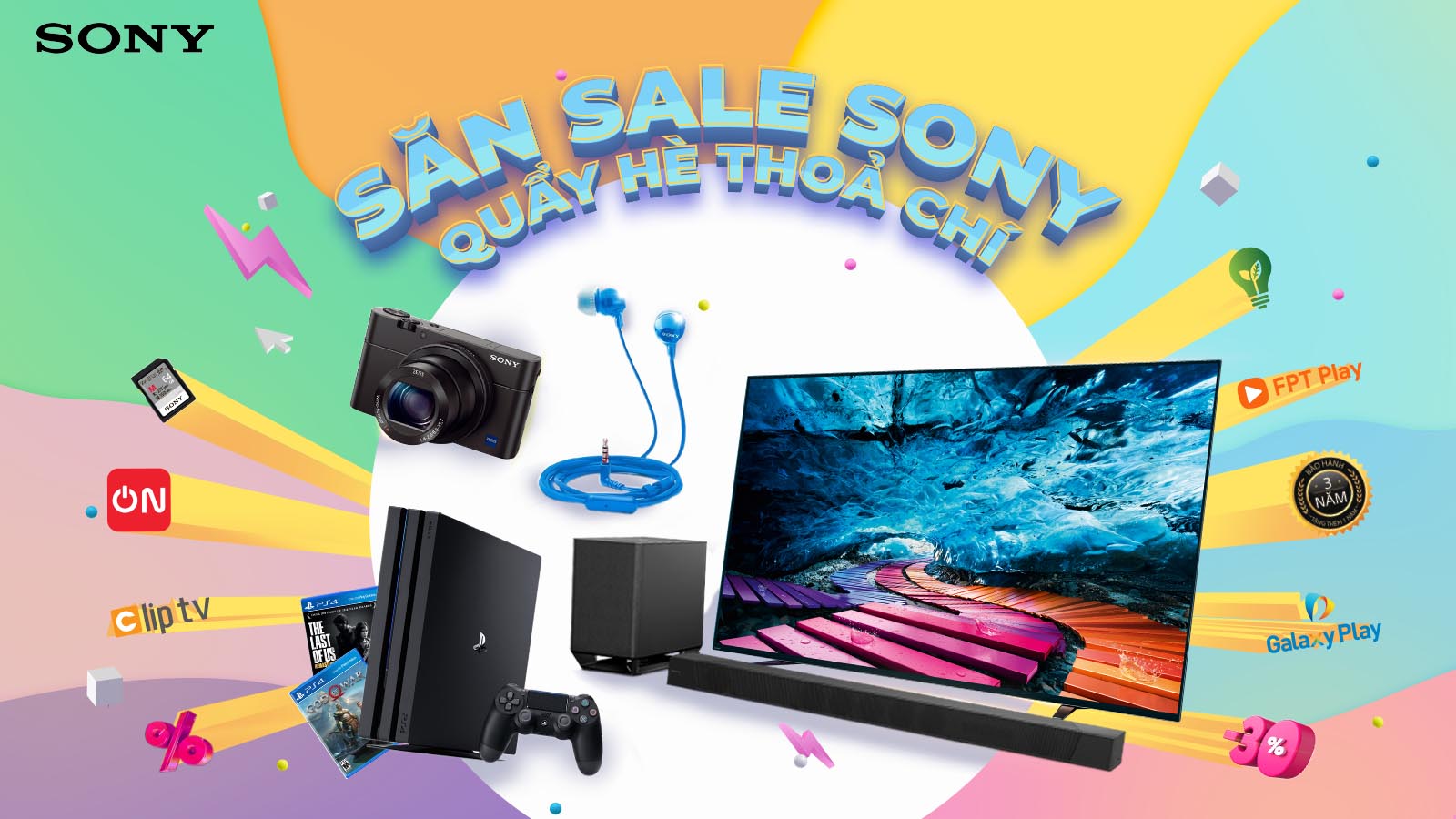 “Săn sale Sony – Quẩy hè thỏa chí” Hè cực vui cùng khuyến mãi cực chất từ Sony