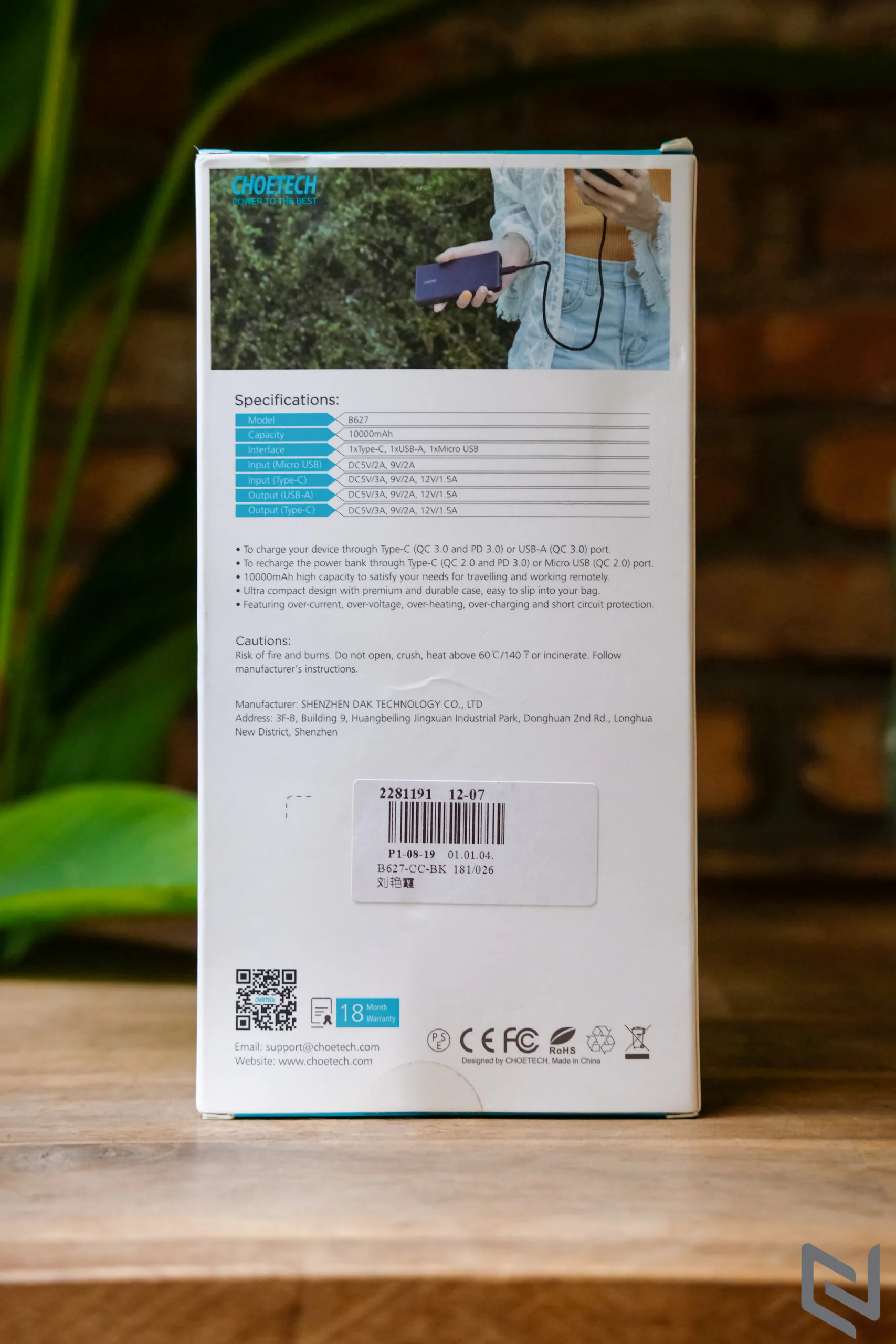 Trên tay sạc dự phòng Choetech 10000mAh PD 18W: Nhỏ gọn, sạc nhanh, giá tốt