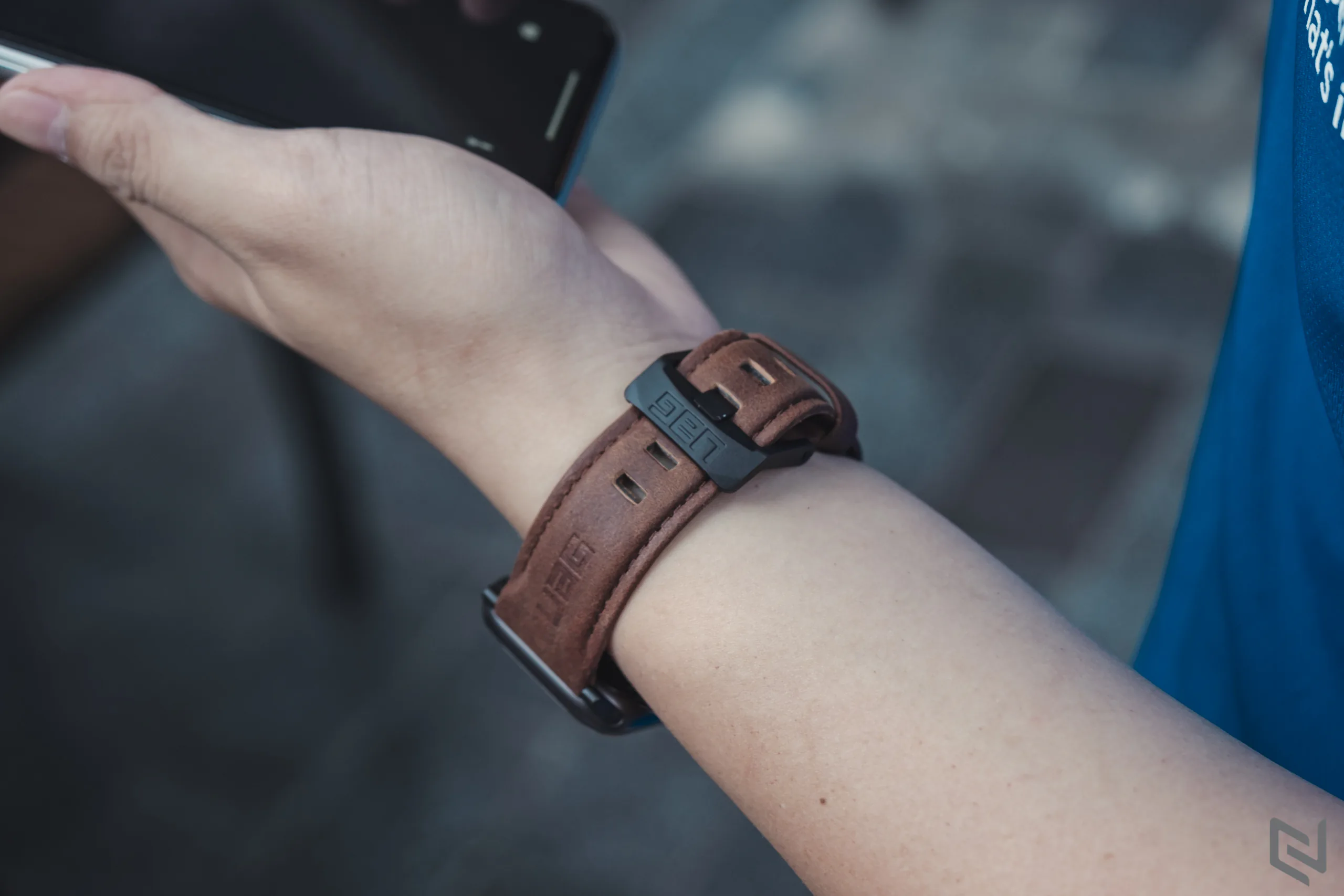 Trên tay dây da UAG cho Apple Watch: Chất lượng hoàn thiện tốt, cao cấp và hầm hố
