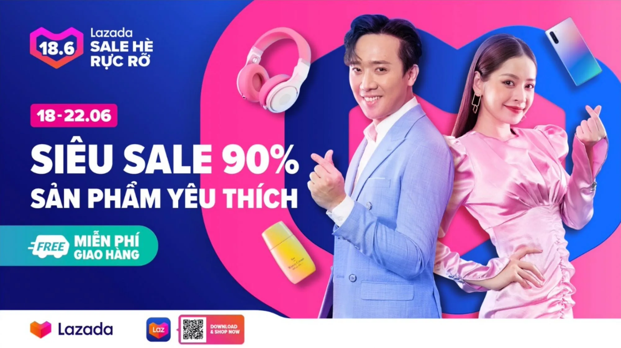 Lazada lần đầu áp dụng miễn phí giao hàng không giới hạn dành riêng cho Lễ hội mua sắm “Sale hè rực rỡ”