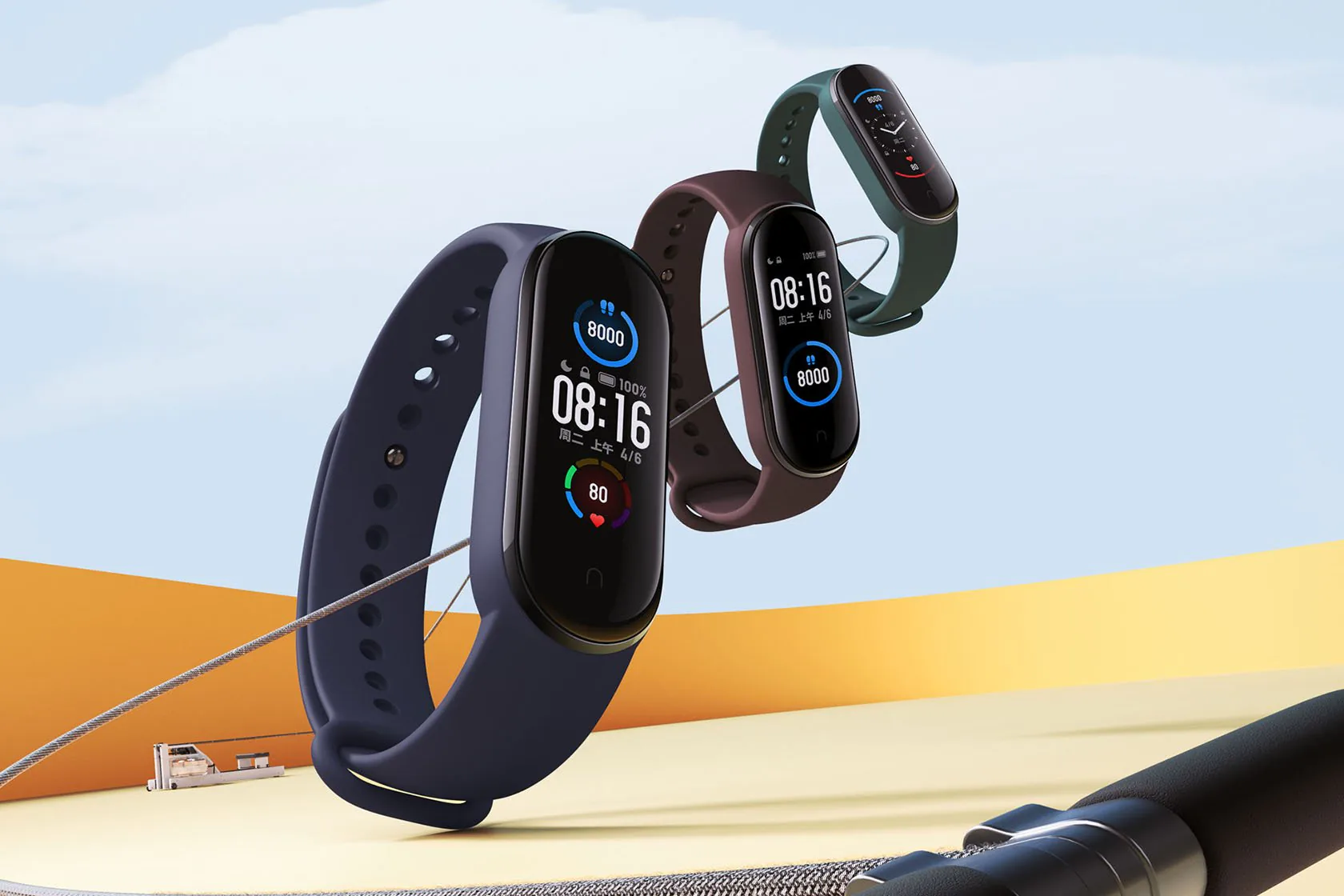 Xiaomi Mi Band 5 ra mắt, màn hình AMOLED 1.1-inch, thêm nhiều tính năng theo dõi sức khỏe, sạc từ tính
