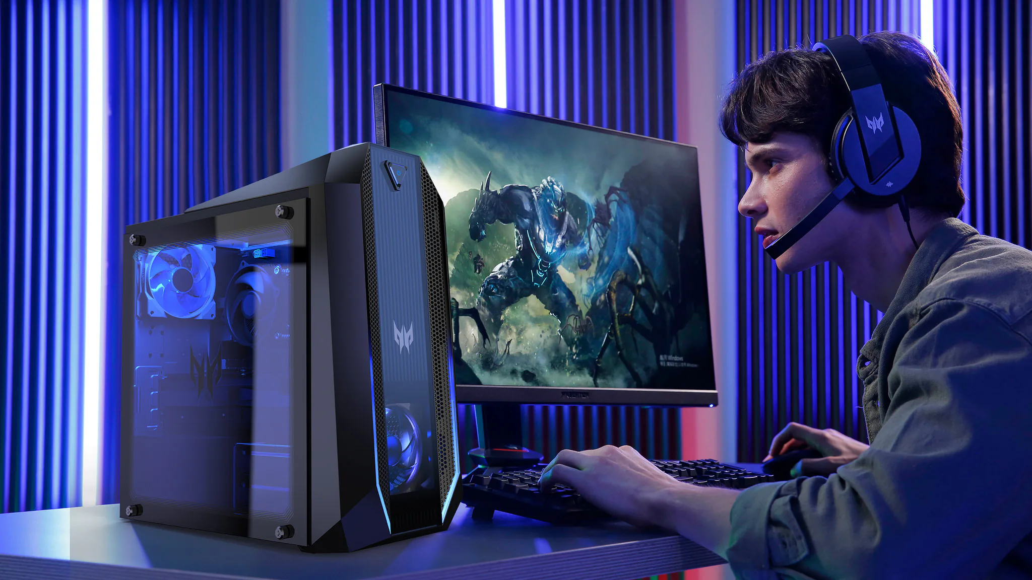 Acer mở rộng dòng gaming Predator với loạt desktop, màn hình và phụ kiện mới
