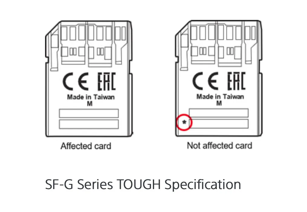 Sony cảnh báo người dùng một số thẻ SD của họ gây hư hại tập tin video, thay thế miễn phí cho ai gặp lỗi