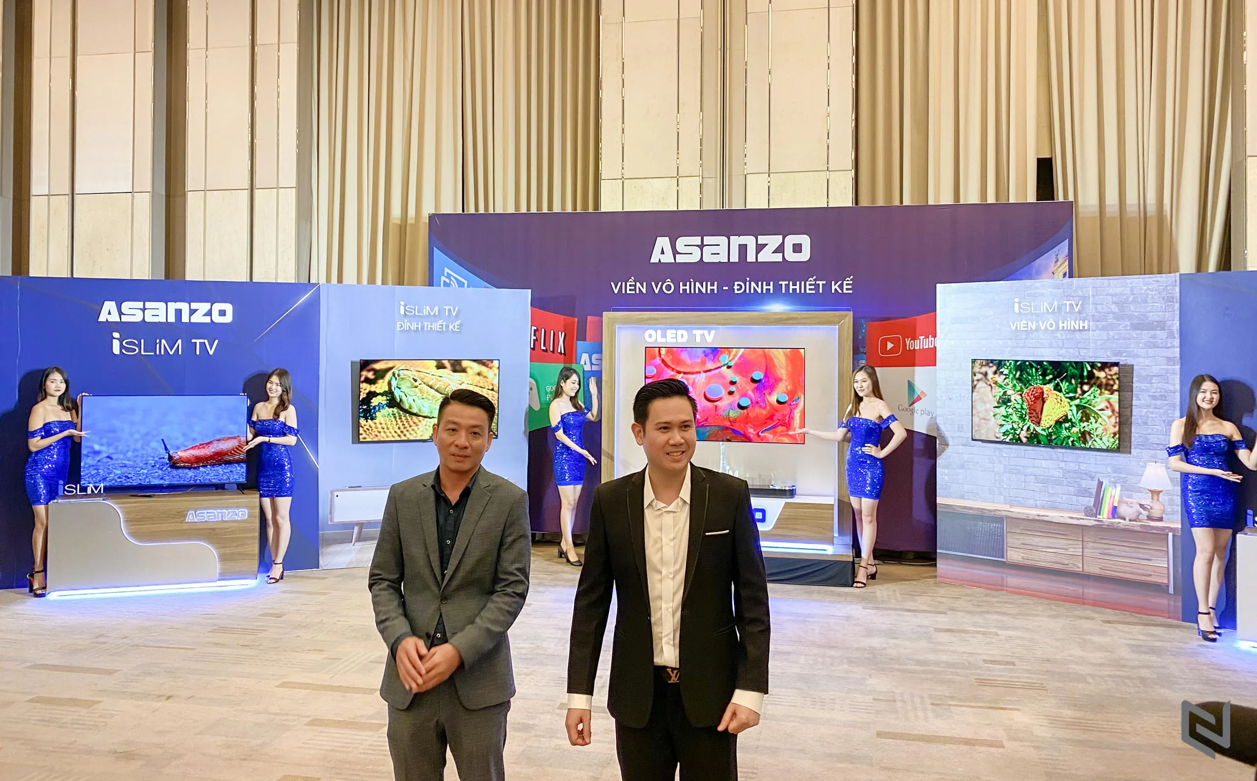 Asanzo ra mắt dòng TV OLED dán tường cùng bộ đôi iSlim thế hệ mới