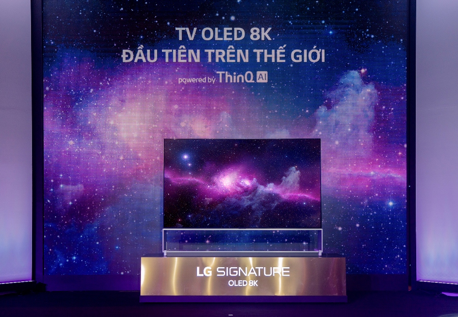 LG chính thức ra mắt dòng TV Signature OLED 8K tại Việt Nam