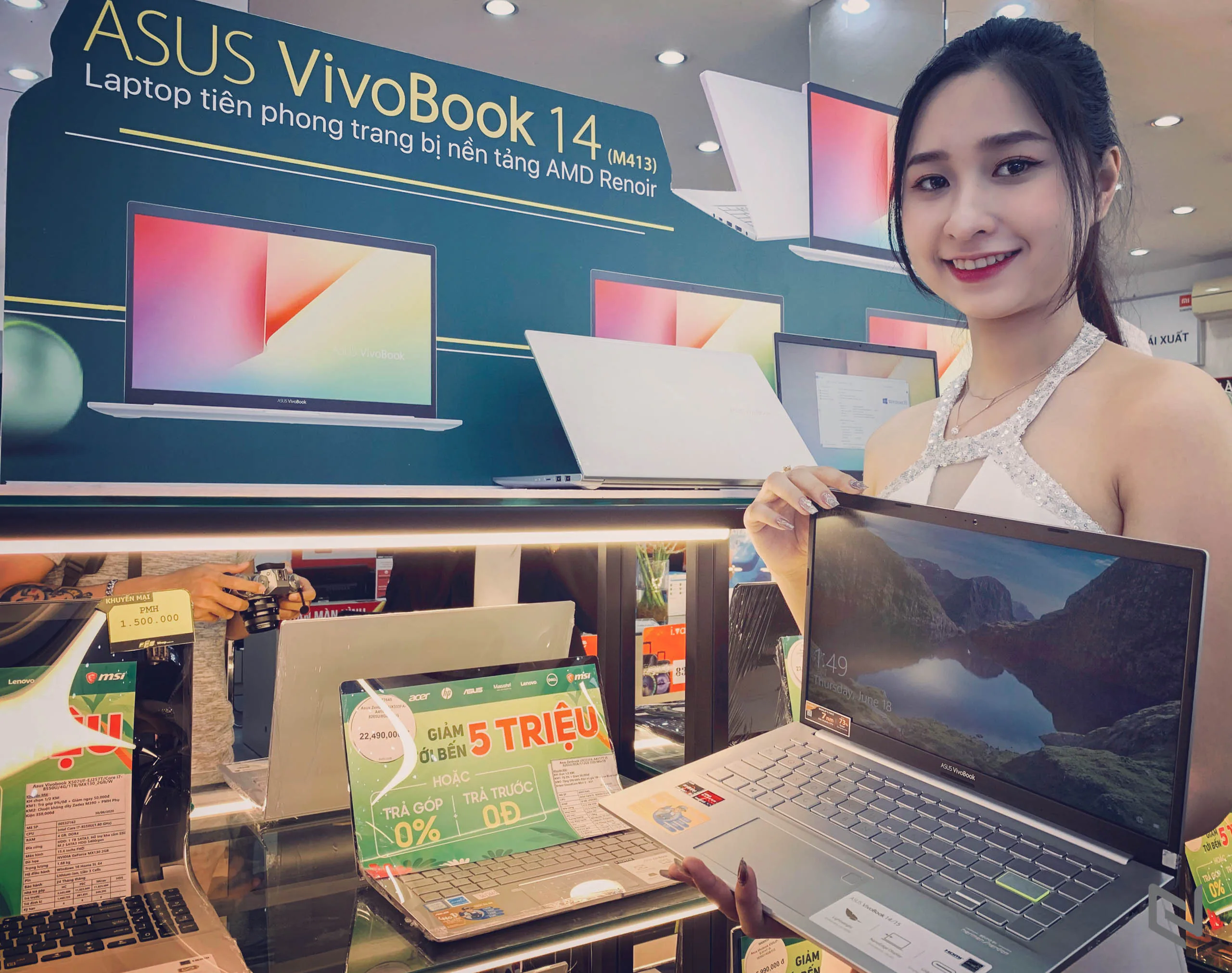 FPT Shop lên kệ ASUS VivoBook 14 (M413), laptop tiên phong sử dụng CPU AMD Ryzen 4000