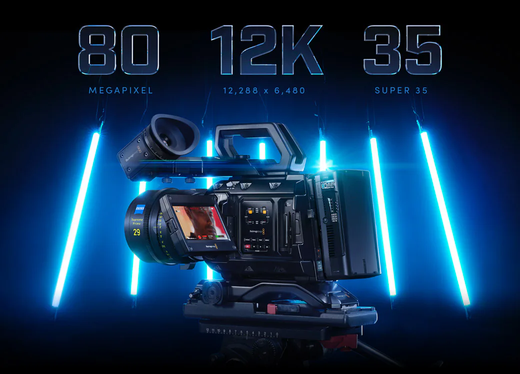 Blackmagic ra mắt máy quay 80MP có khả năng quay video RAW 12K60FPS