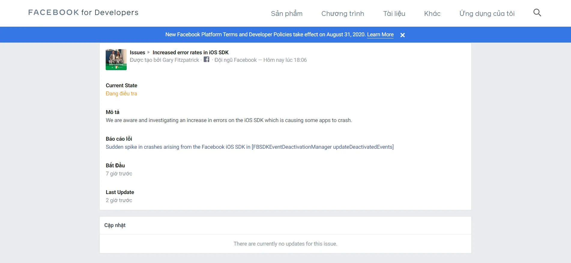 Facebook gặp lỗi gây hàng loạt ứng dụng bị crash trên iPhone và đây là cách sửa lỗi