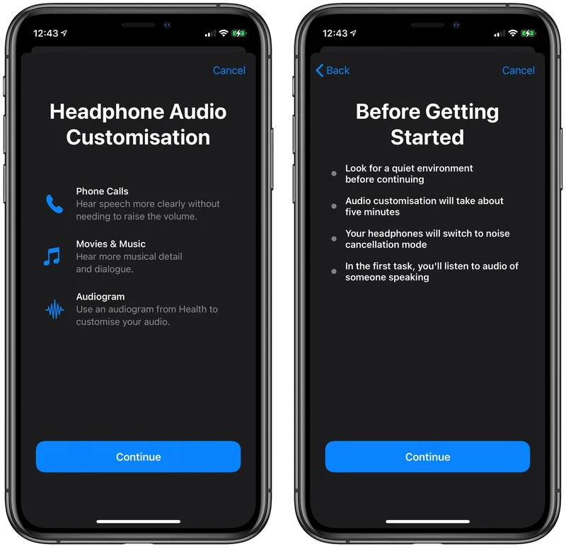 Cách tăng cường âm thanh khi nói, xem phim và nghe nhạc qua tai nghe AirPods trên iOS 14