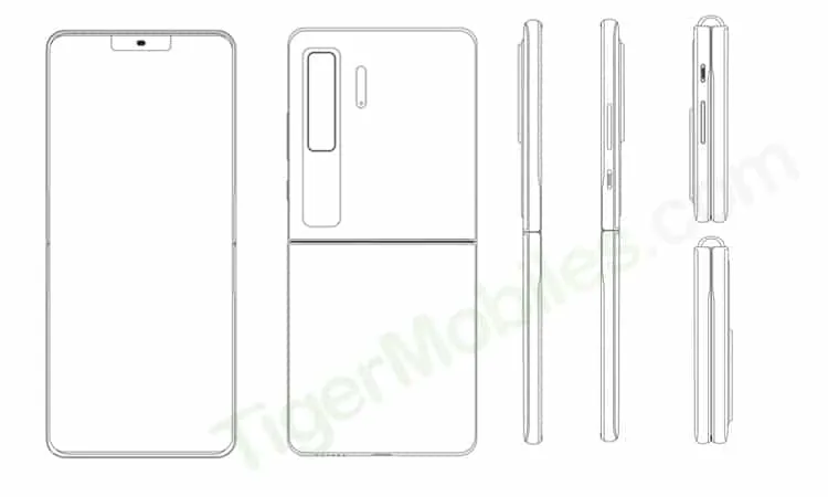 Huawei sắp có smartphone gập vỏ sò giống Galaxy Z Flip?