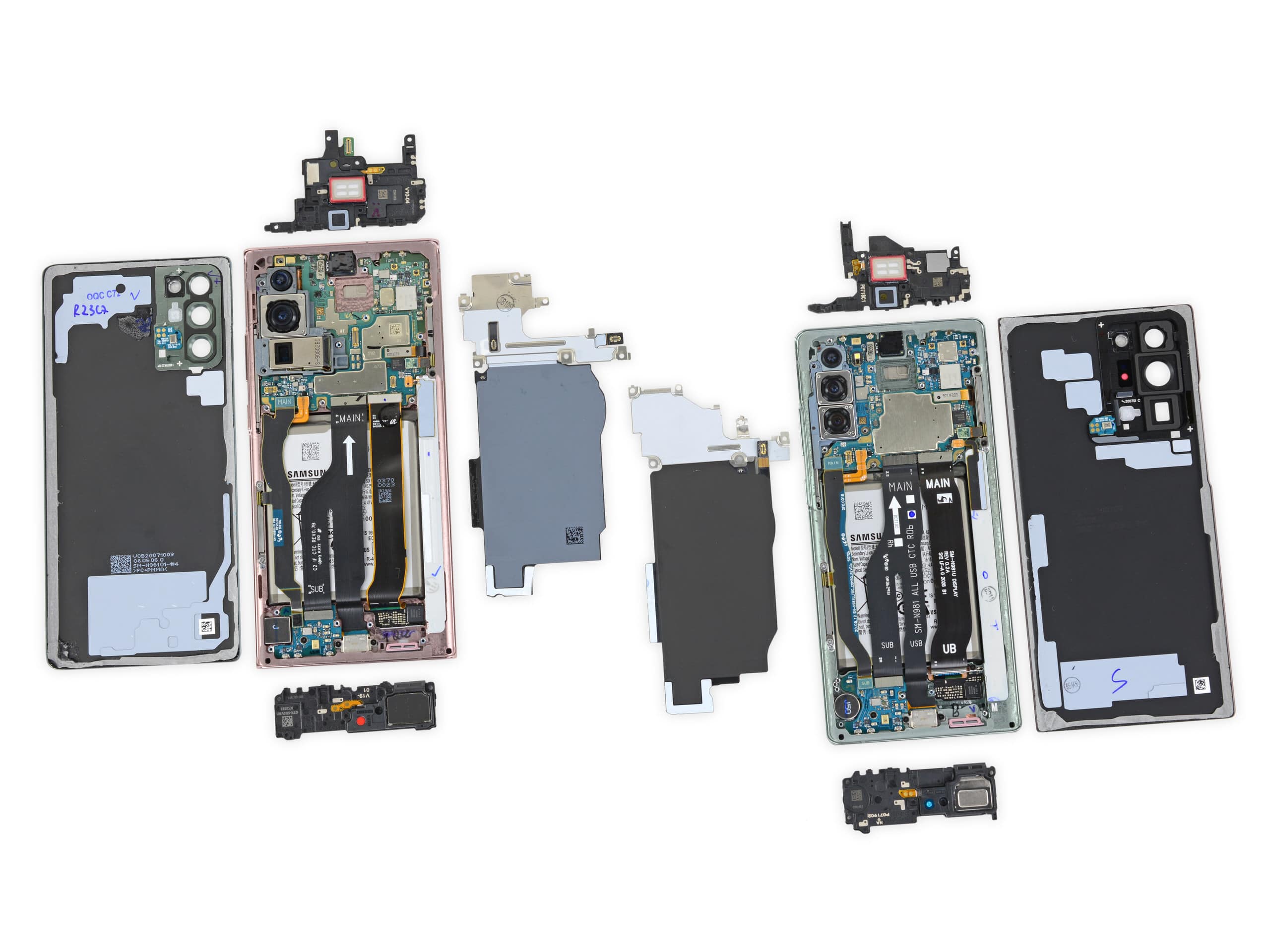 Tháo tung Galaxy Note20: Hệ thống tản nhiệt graphite ổn định hơn