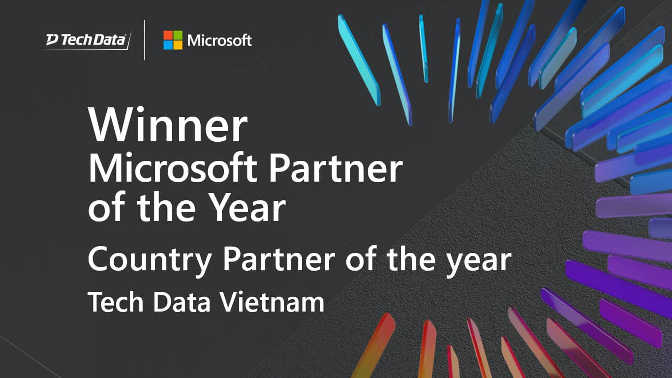 Tech Data Việt Nam được vinh danh và giành giải thưởng Đối tác Quốc gia năm 2020 của Microsoft