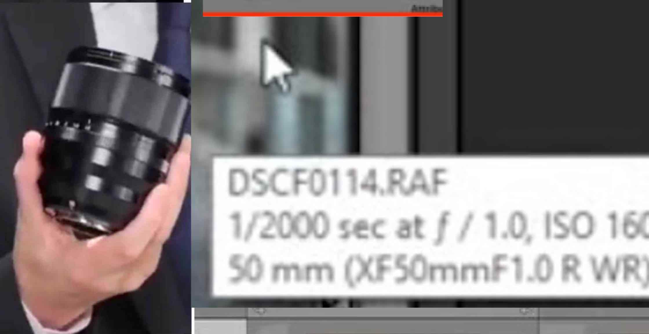 Lộ ảnh của ống kính Fujinon XF 50mm F1.0 R WR đang trong giai đoạn thử nghiệm