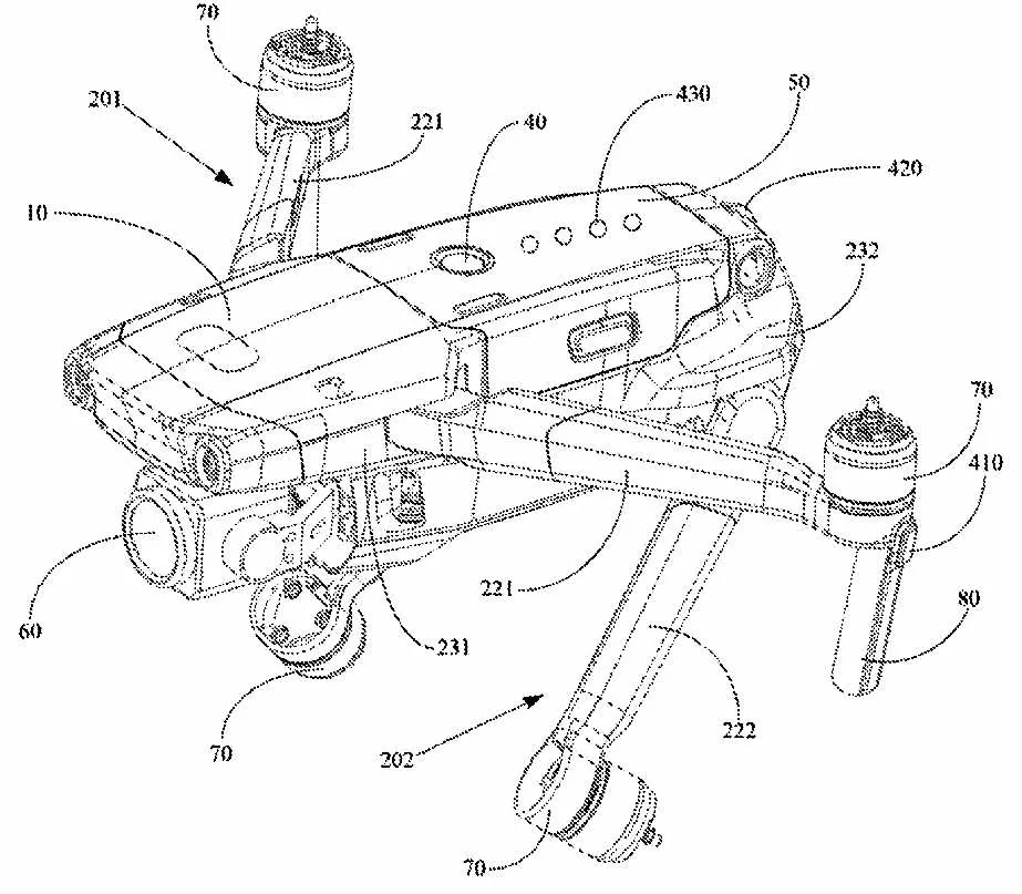 Xuất hiện bằng sáng chế mới có thể là của DJI Mavic 3