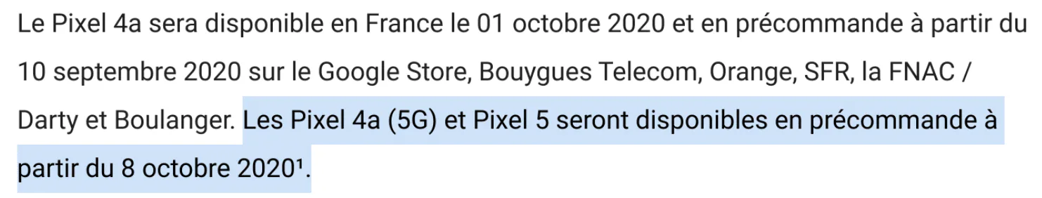 Bộ đôi Pixel 5 và Pixel 4a 5G có thể ra mắt và đặt trước vào ngày 8/10