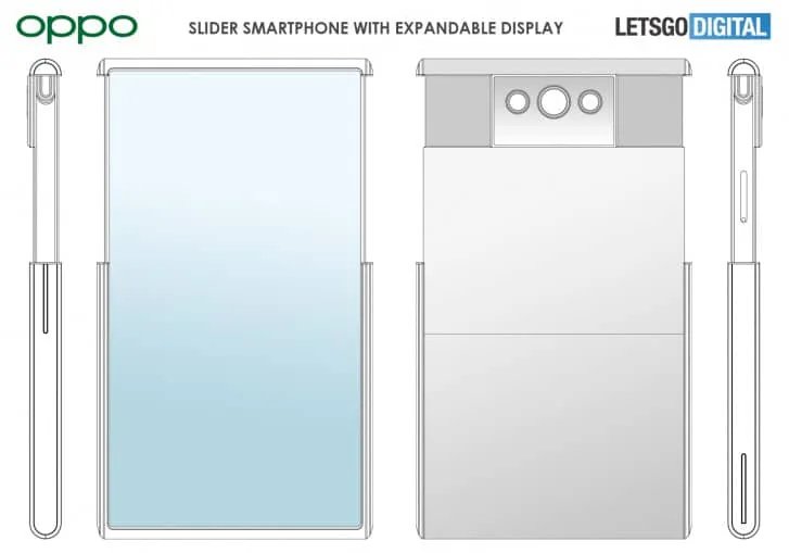 Phát hiện bằng sáng chế điện thoại có màn hình trượt ra từ OPPO