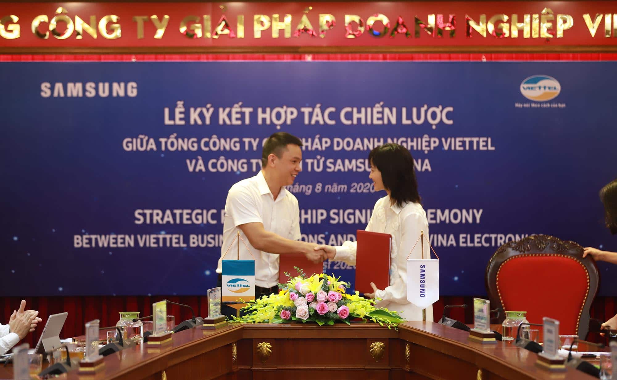 Tổng Công ty Giải pháp Doanh nghiệp Viettel và Samsung chính thức ký kết hợp tác chiến lược