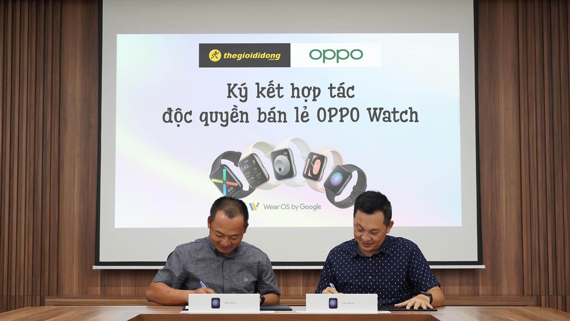 Thế Giới Di Động kí kết phân phối độc quyền chiếc smartwatch đầu tiên của OPPO
