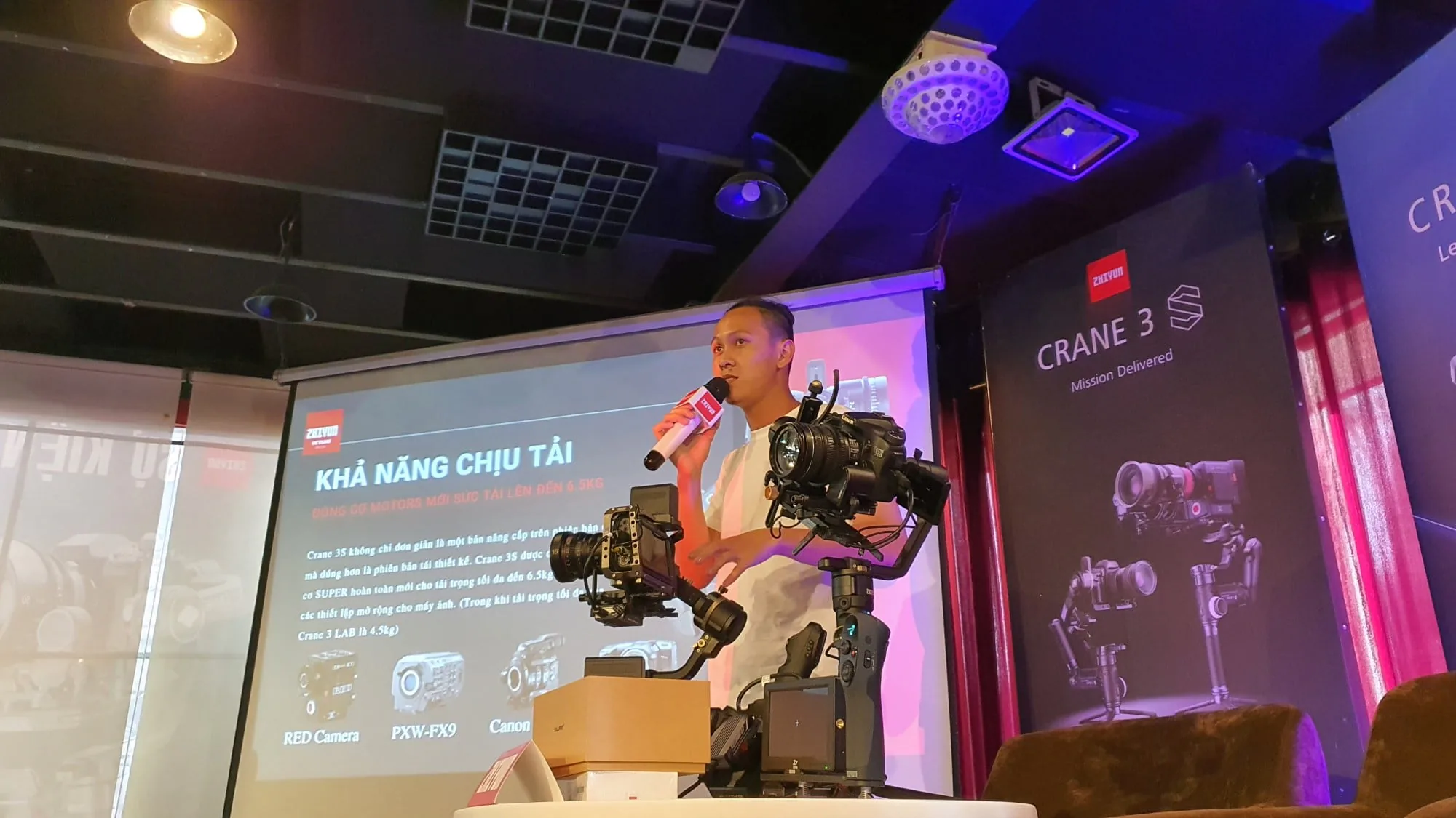 Gimbal chống rung CRANE 2S chính thức ra mắt tại Việt Nam
