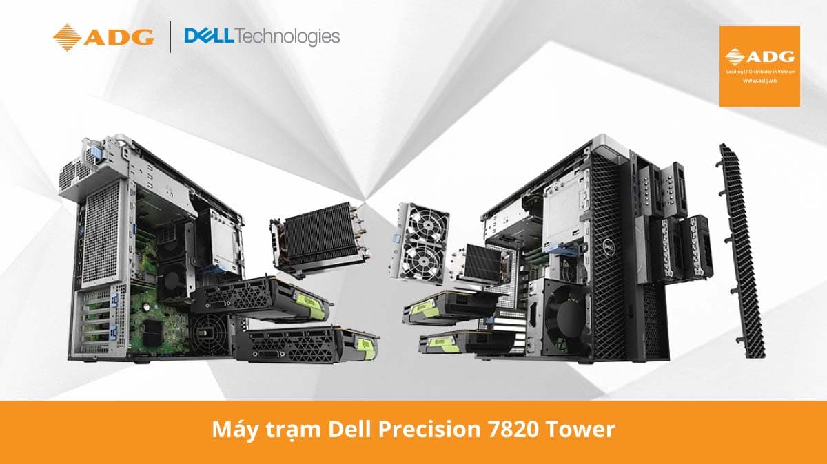 Tối đa hiệu suất xử lý công việc thiết kế với Máy trạm Dell Precision 7820