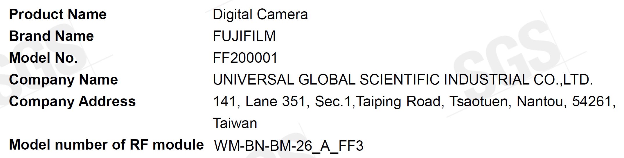 Một chiếc máy ảnh Fujifilm mới vừa được đăng ký và sẽ ra mắt 16/10