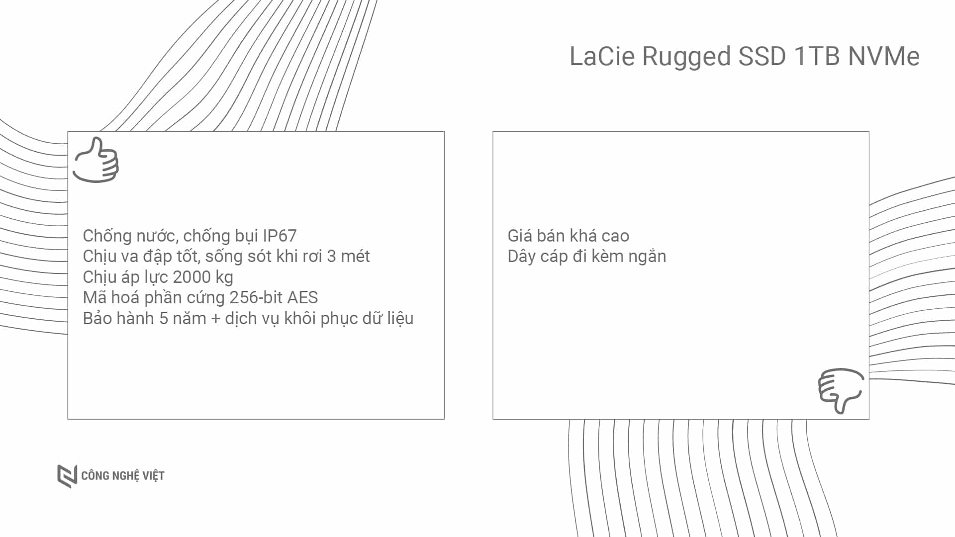 Đánh giá ổ cứng di động LaCie Rugged SSD 1TB NVMe dành cho Mac: Cực bền, cực nhanh nhưng giá cao
