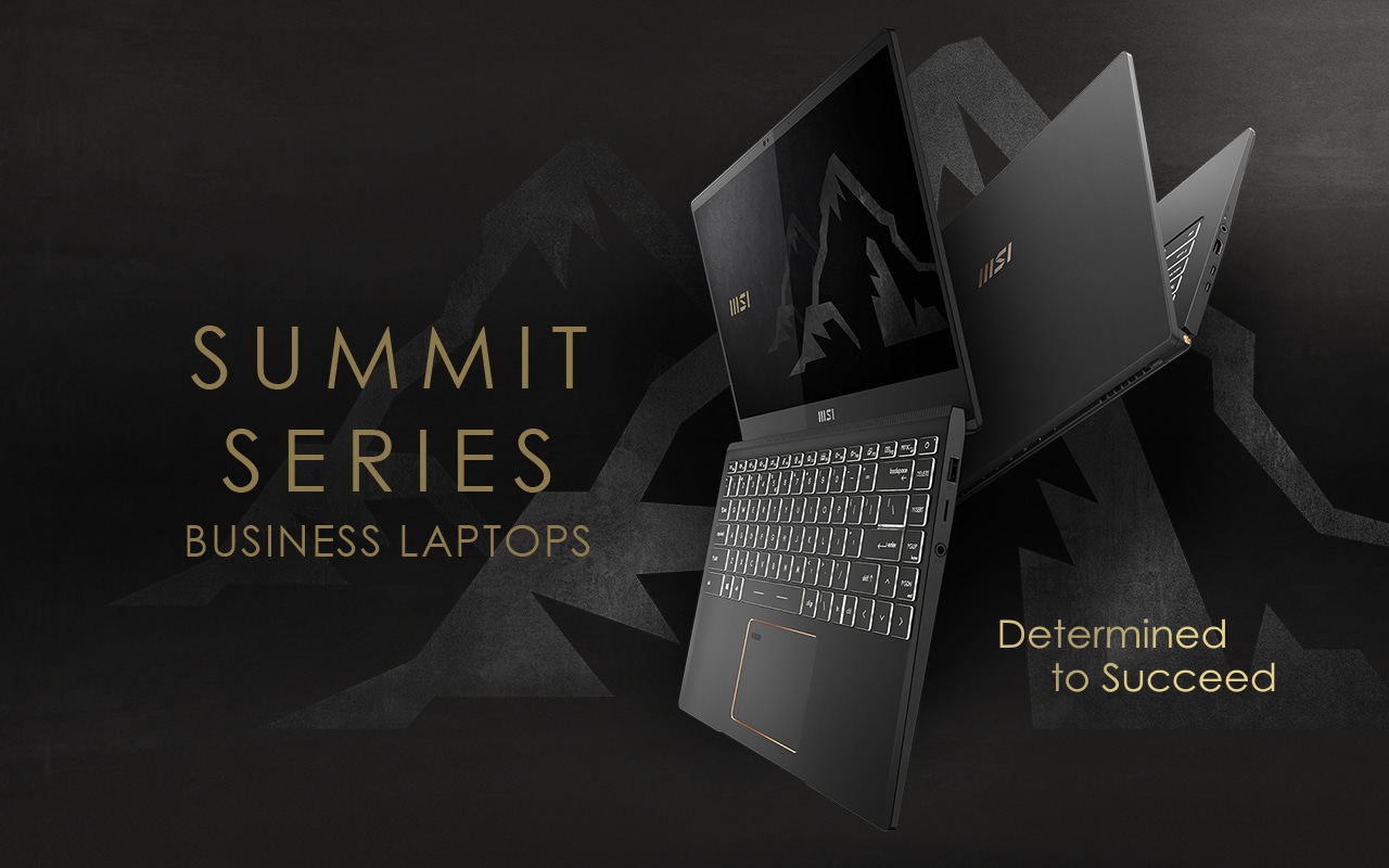 MSI ra mắt laptop doanh nhân Summit và logo mới tại sự kiện Virtual Summit