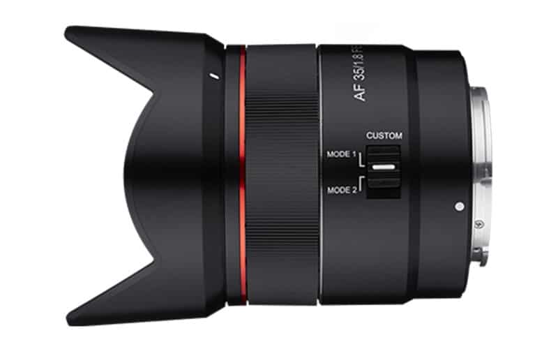 Samyang giới thiệu ống kính AF 35mm F1.8 "Tiny Series" cho Sony ngàm E