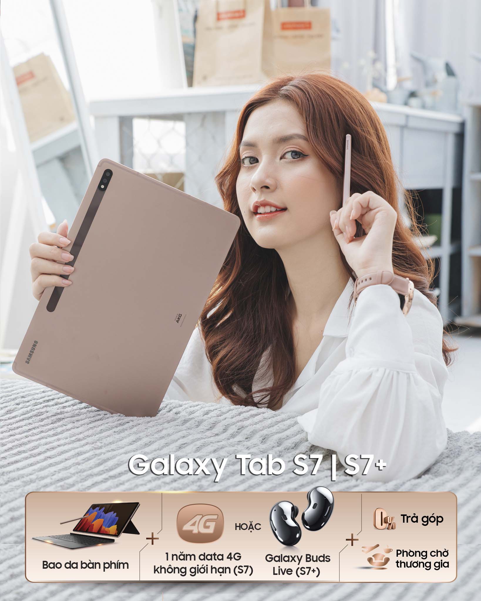 Galaxy Tab S7+ “cháy” 600 suất cọc, CellphoneS dừng đặt hàng sớm