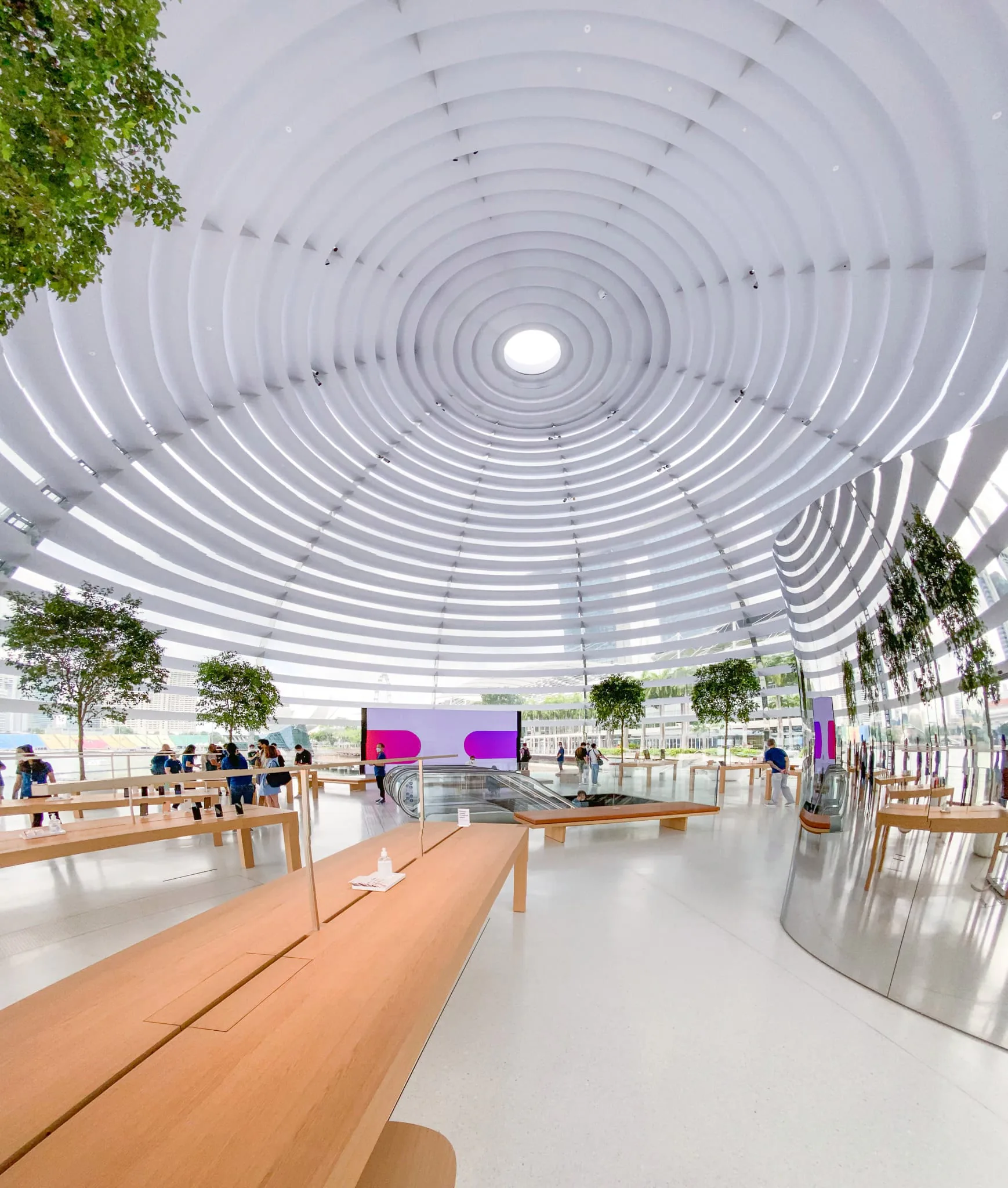 Loạt ảnh đẹp của Apple Store Marina Bay Sands, cửa hàng Apple độc nhất vô nhị tại Singapore