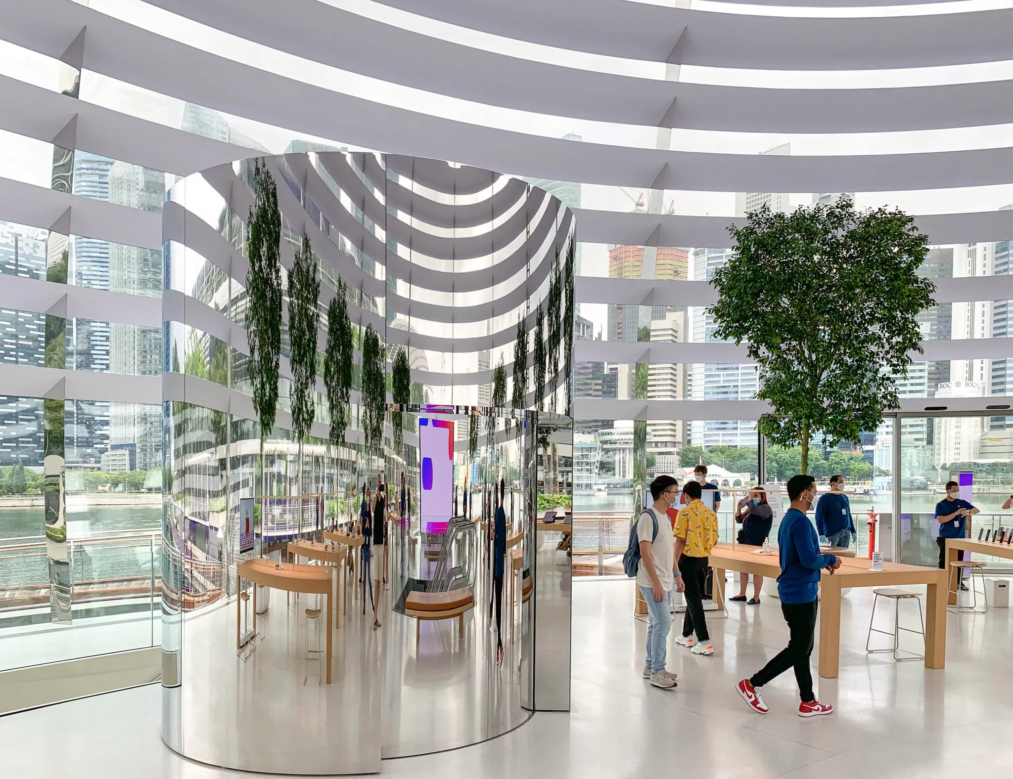 Loạt ảnh đẹp của Apple Store Marina Bay Sands, cửa hàng Apple độc nhất vô nhị tại Singapore