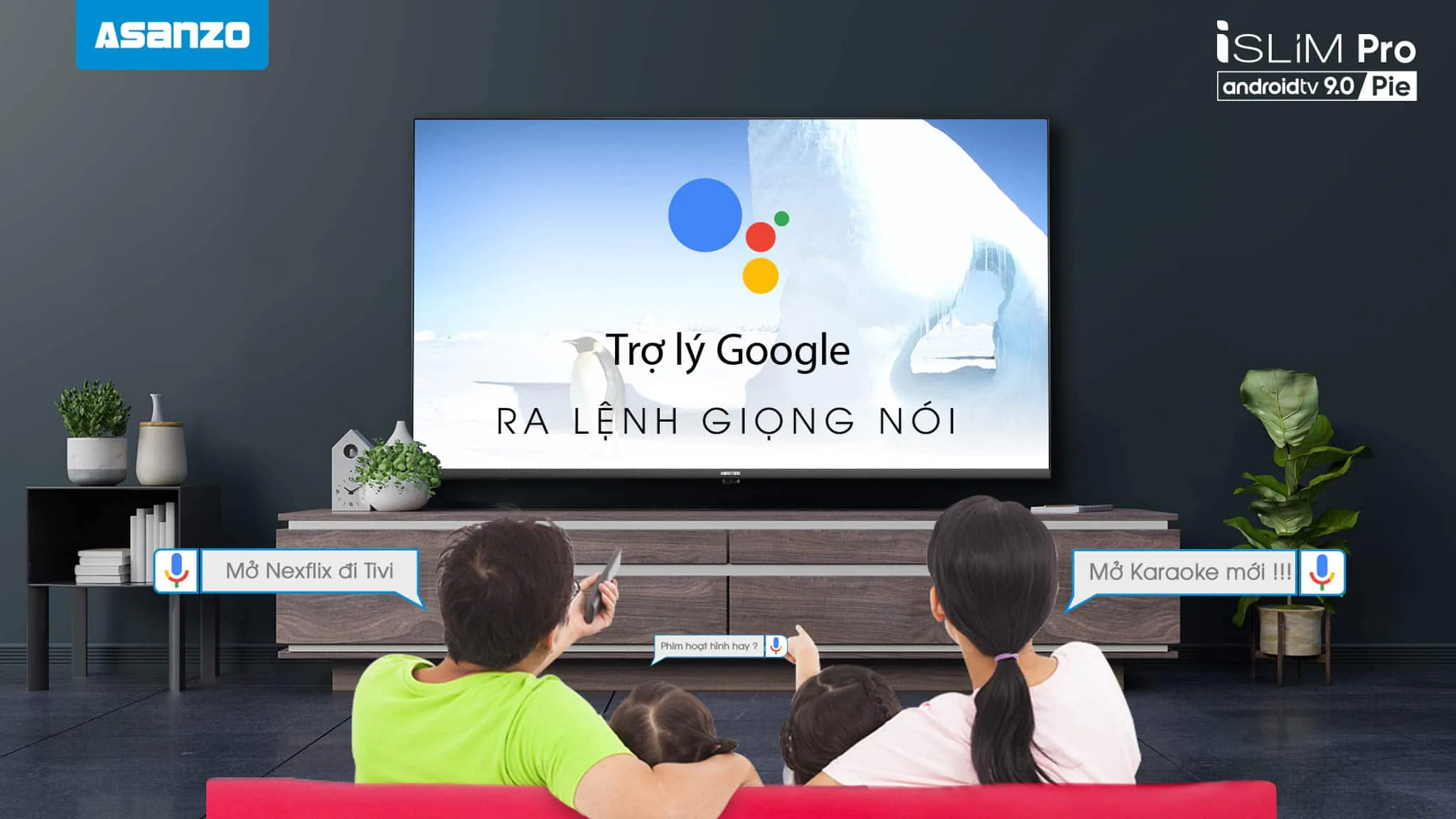 Asanzo ra mắt bộ đôi TV iSLIM Pro - Android 9.0 Pie nhiều cải tiến đón đầu mùa mua sắm