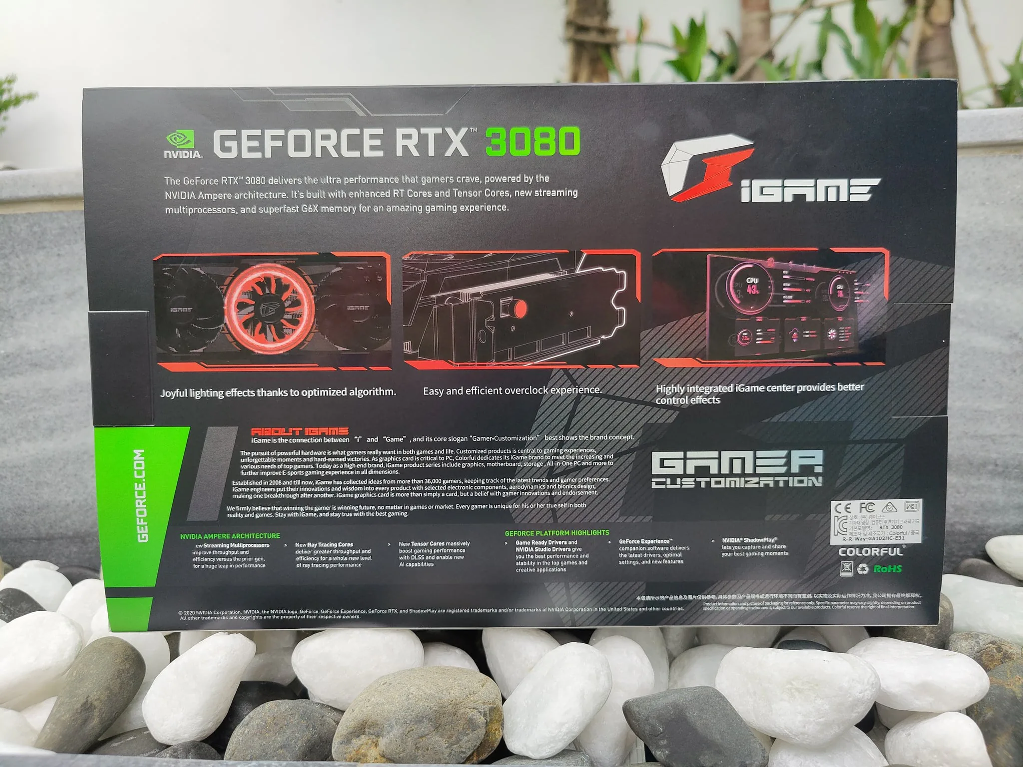 Mở hộp Colorful GeForce RTX 3080 Advanced 10GB