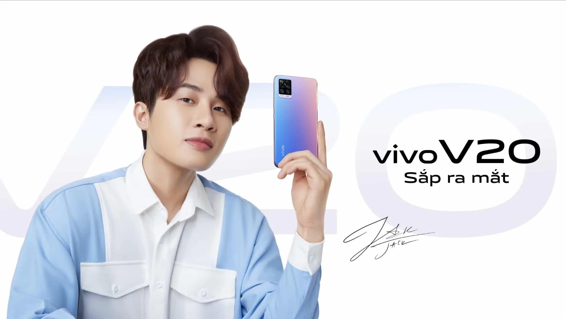 Jack chính thức trở thành đại sứ cho sản phẩm vivo V20 tại Việt Nam