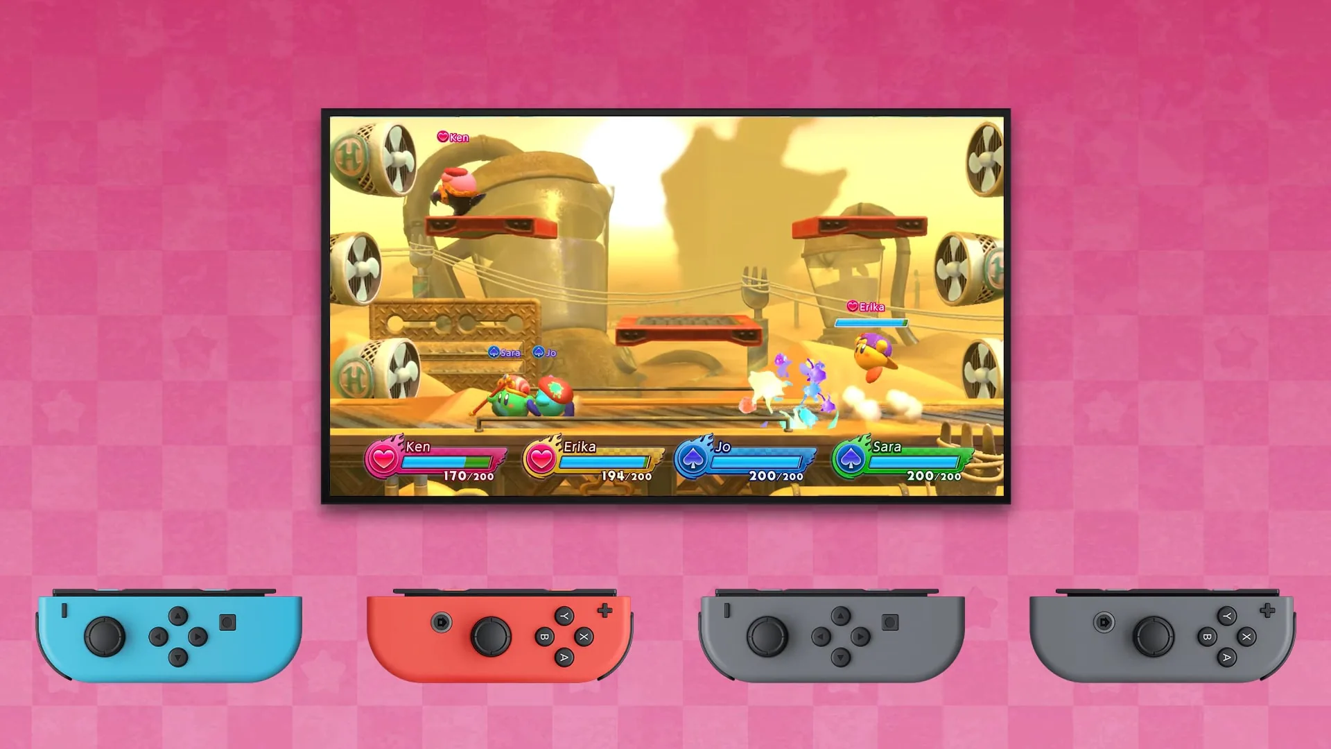 Nintendo ra mắt game Kirby Fighters 2 mới cho máy chơi game Switch