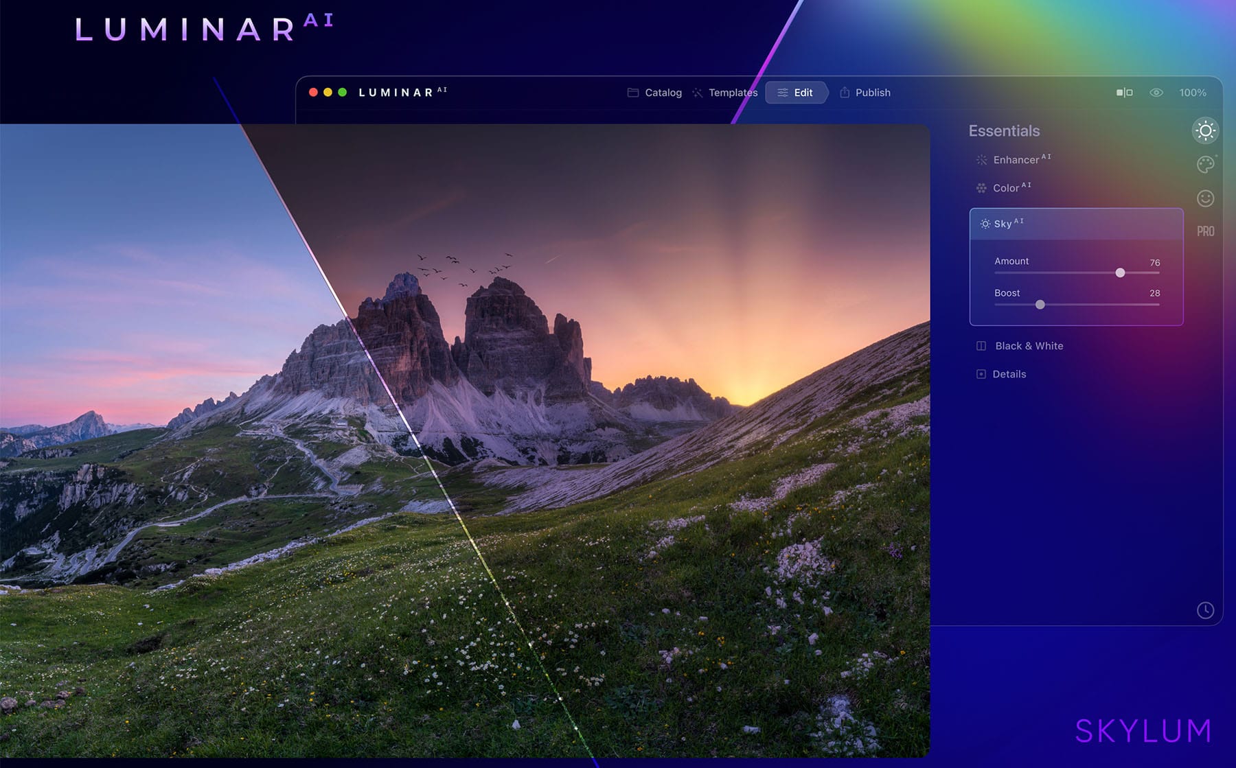 Skylum ra mắt LuminarAI, ứng dụng sử dụng AI sẽ thay đổi cách bạn chỉnh sửa ảnh