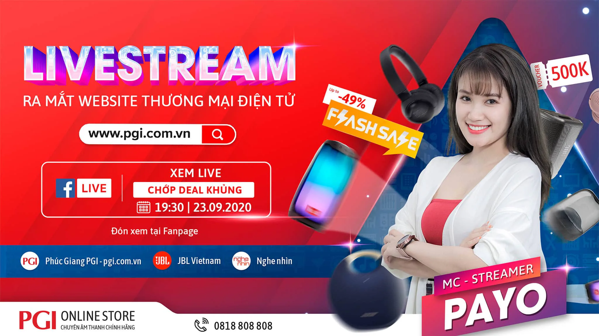 Phúc Giang - PGI ra mắt Website Thương mại điện tử dành riêng cho ngành Audio
