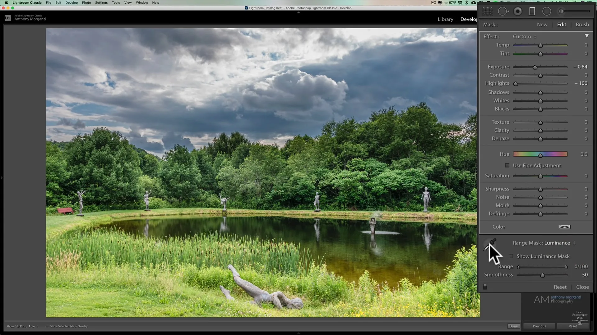 Hướng dẫn sử dụng Range Mask, công cụ chỉnh sửa tiện ích có trong Lightroom