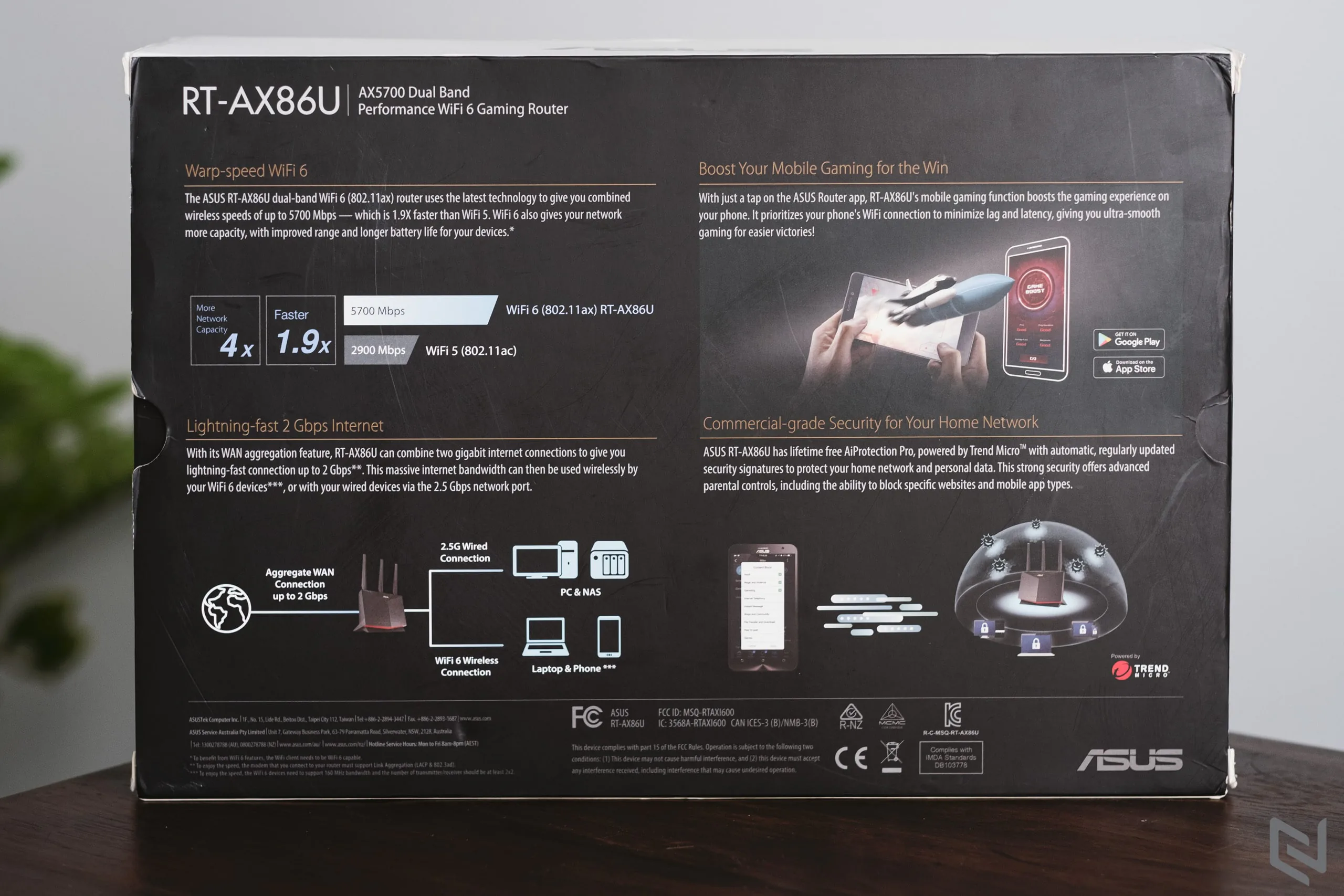 Trên tay router ASUS RT-AX86U, lựa chọn Wi-Fi 6 dành riêng cho game thủ