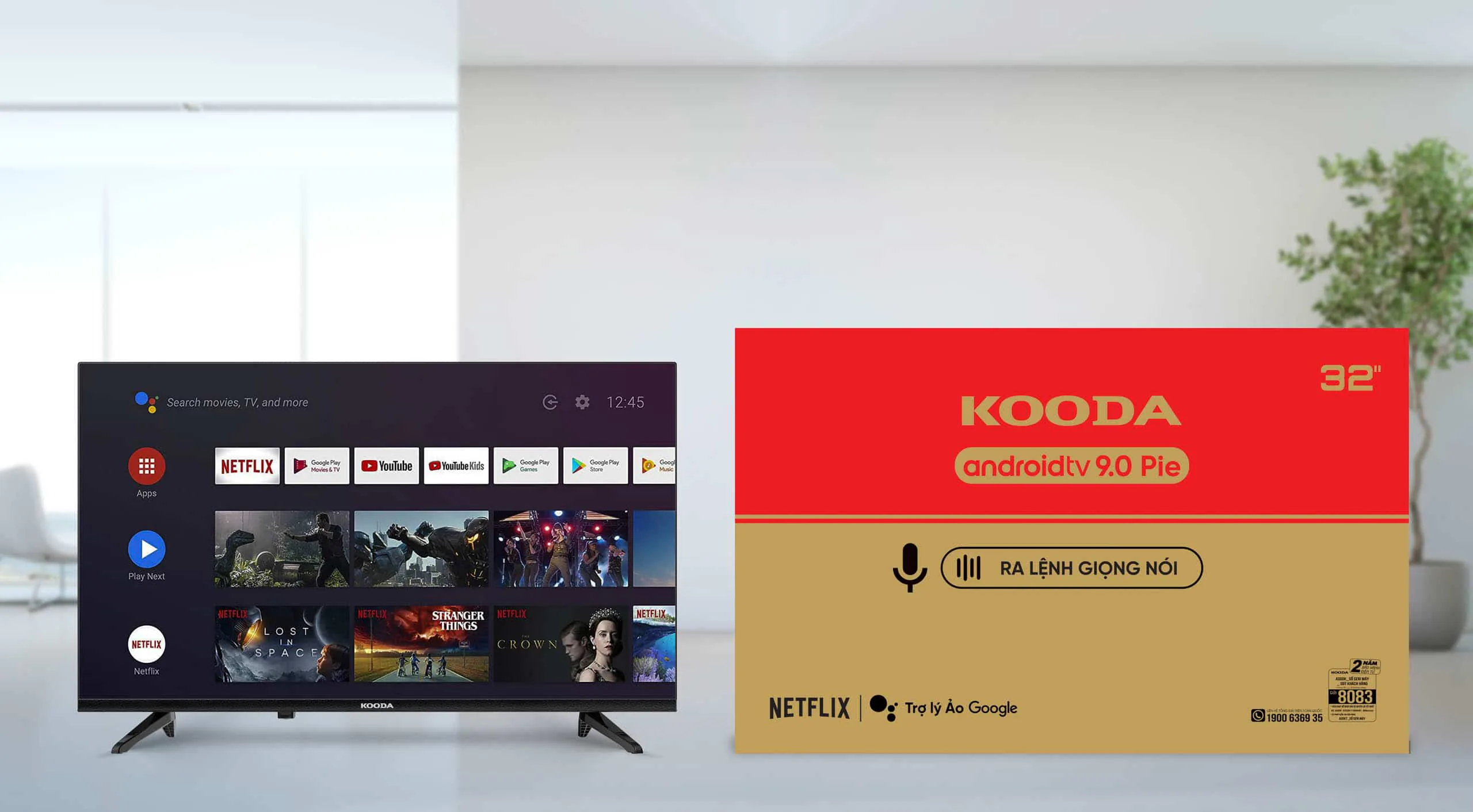 KOODA ra mắt Smart TV với thiết kế viền siêu mỏng, Android TV bản quyền và nhiều tính năng thông minh