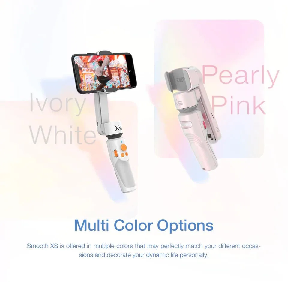 Zhiyun ra mắt gimbal điện thoại Smooth XS: Kích thước nhỏ gọn, thiết lập nhanh chóng và thêm tuỳ chọn màu sắc cá tính