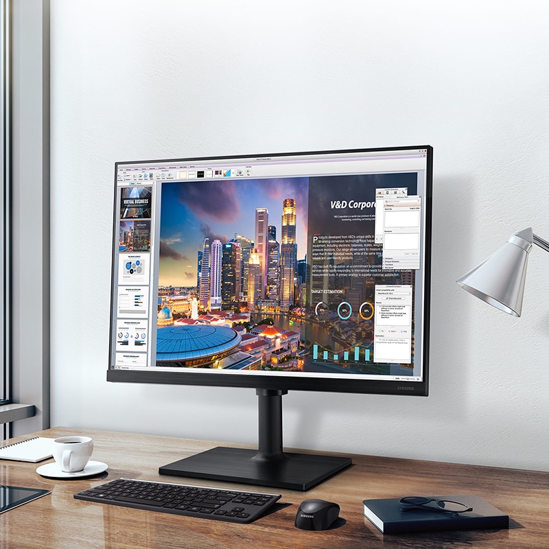 Samsung giới thiệu bộ đôi màn hình máy tính cho doanh nghiệp T35F và T45F