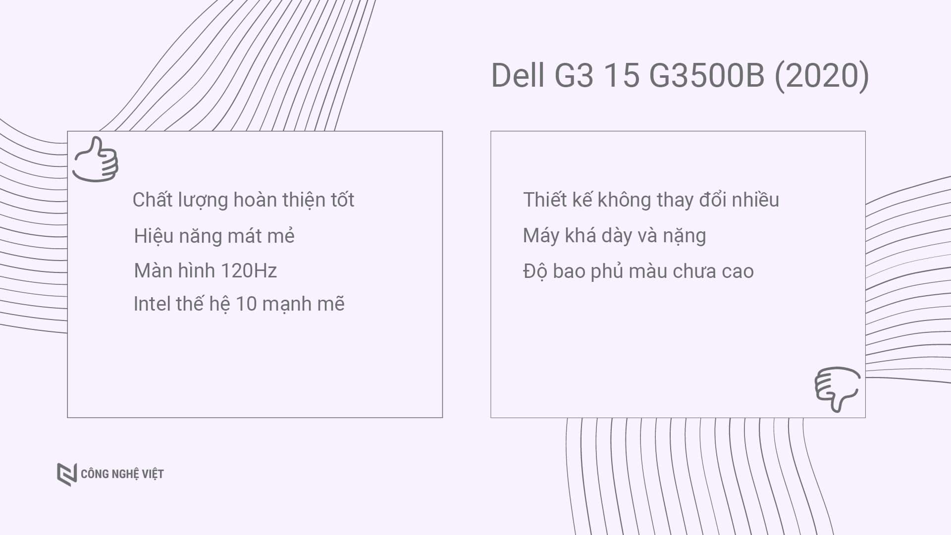 Đánh giá Dell G3 15 3500B bản 2020 chạy CPU Intel thế hệ 10 và GTX 1660 Ti