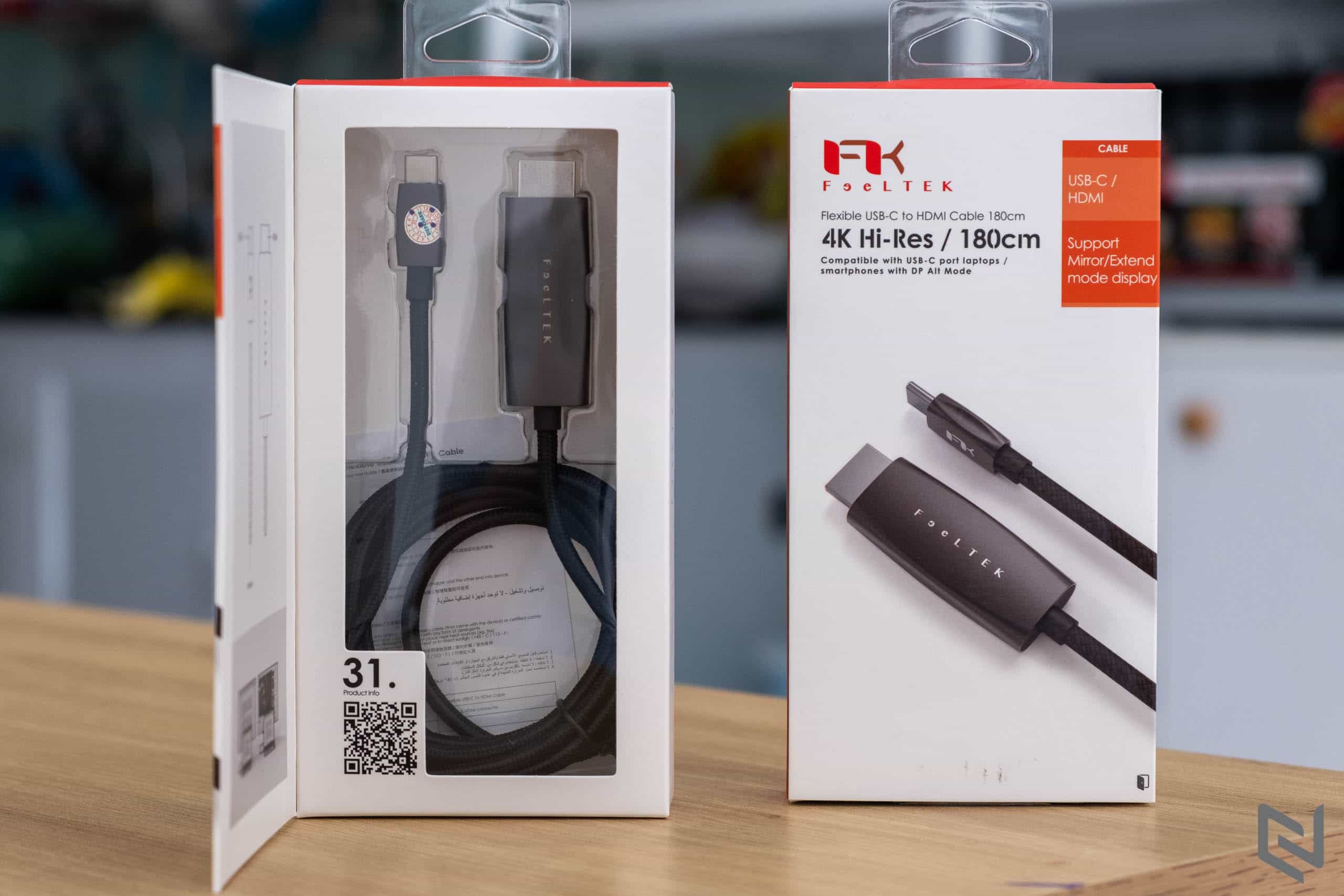 Trên tay cáp Feeltek Flexible USB-C to HDMI: Chuyển ảnh 4K 60Hz lên màn hình lớn