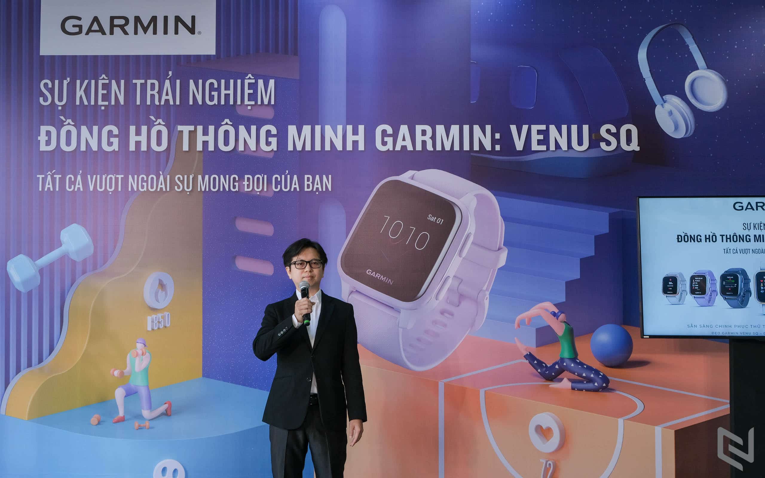 Garmin ra mắt đồng hồ GPS thông minh Venu Sq và Venu Sq Music