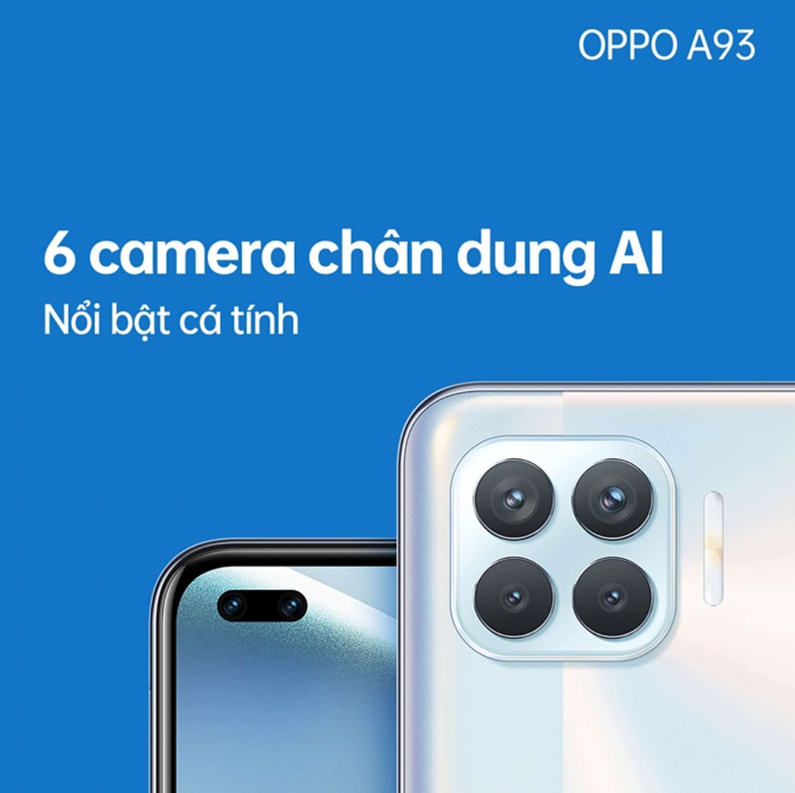 OPPO A93 chính thức lên kệ tại Việt Nam: Công nghệ chụp ảnh chân dung AI, thiết kế mỏng nhẹ cực đẹp cùng hiệu năng ấn tượng